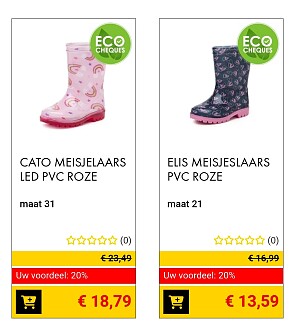 Gevavi regenlaarzen -20%