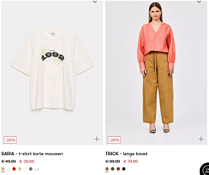 20% korting op CKS items 💛 Special prices