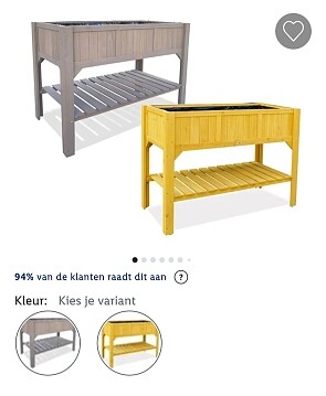 Moestuinbak op poten -42%