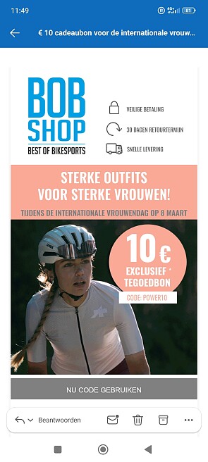 Bobshop: €10 korting