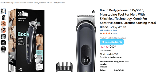 Braun Bodygroomer 5 Bg5340,