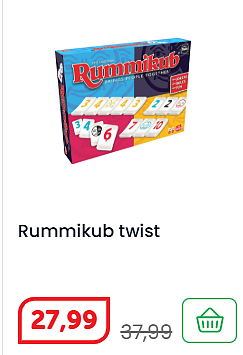 Rummikub twist goedkoop bij Boekenvoordeel