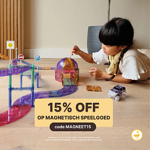 15% korting op magnetisch speelgoed