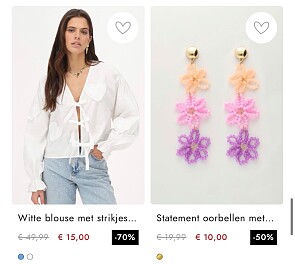 Alle sale minder dan €25!