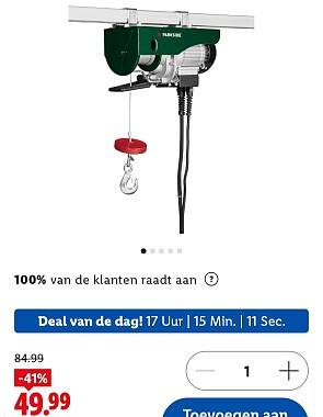 Elektrische takel PARKSIDE® PSZ250 -41%