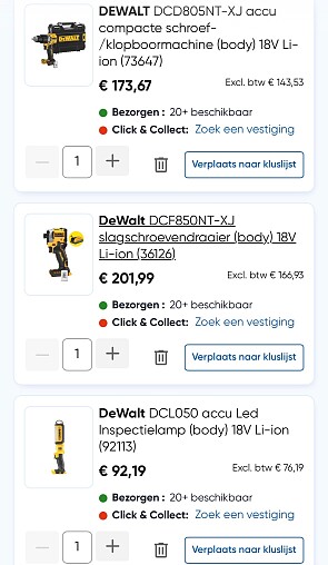 Gratis Led-werklamp bij aankoop