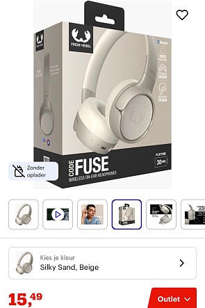 Fresh ‘n Rebel on-ear koptelefoon