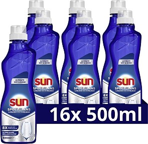 Sun Spoelglansmiddel Dry & Shine 16Stuks