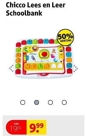 Chicco Lees en Leer Schoolbank