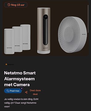 Netatmo Smart Alarmsysteem met Camera