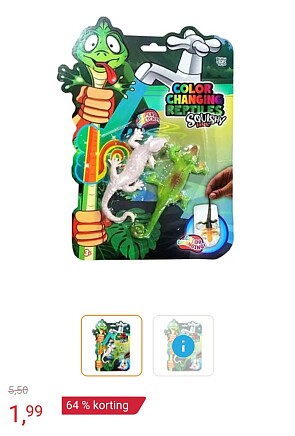 Stretch & Kleurveranderende Reptielen -64%