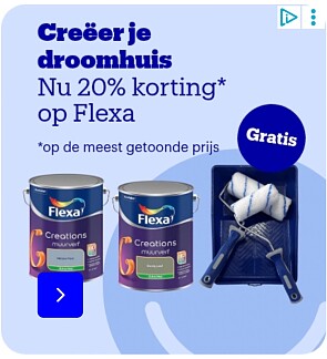 Flexa Creations mengverf + gratis muurverfset