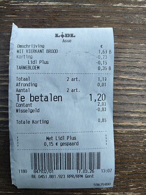 Image of kortingsbon