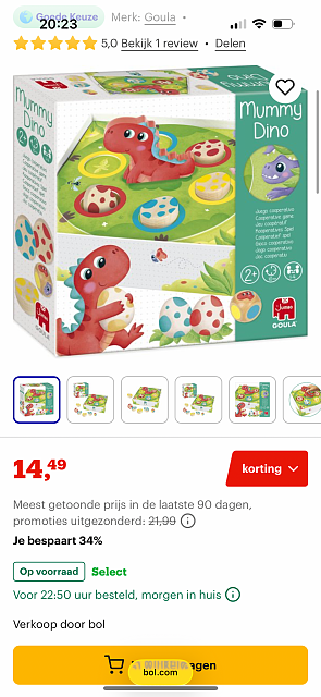 Jumbo - Goula - Mummy Dino -34%