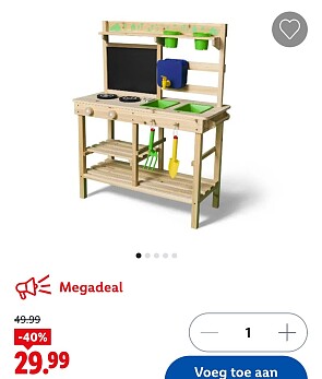 Houten modderkeuken -40%