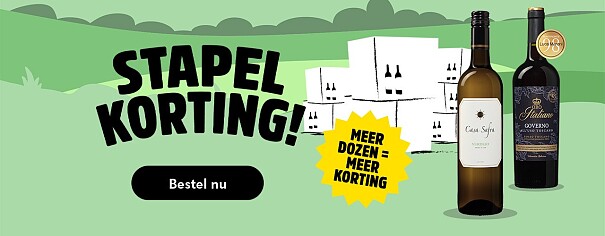 Stapelkorting bij wijnvoordeel