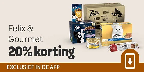 Zooplus -20% korting enkel in de app