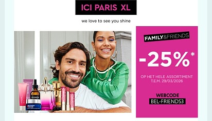 25% korting bij ICI Paris XL op het hele assortiment