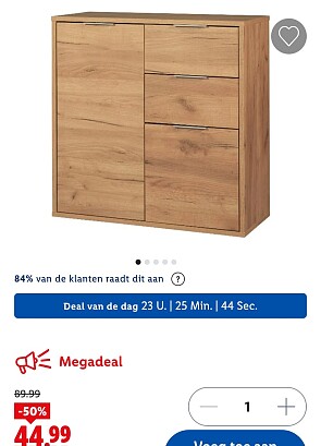 Commode, 80 x 80 x 35 cm LIVARNO home -50%