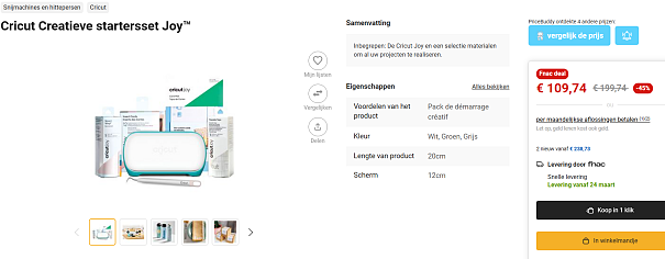 Cricut Creatieve startersset Joy™