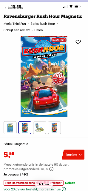 Ravensburger Rush Hour Magnetic -49%