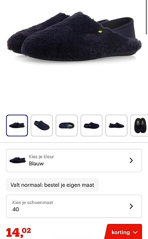 Hot Potatoes pantoffels m 40