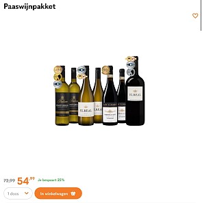 Paaswijnpakket -25%