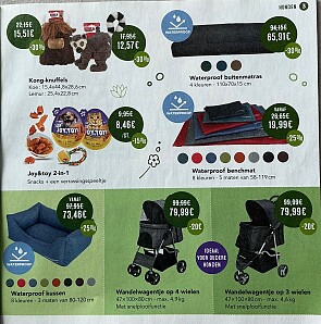 Wandelwagen, buitenmatras, krabpalen…….