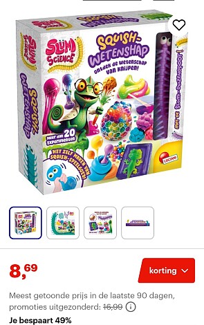 Lisciani Slumi Science squish slime -49%