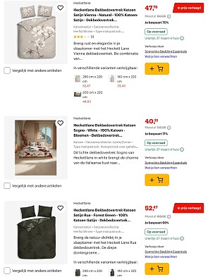 Heckettlane Beddengoed -70%