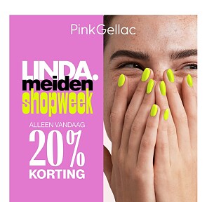 20% korting bovenop sale bij Pink Gellac 🩷
