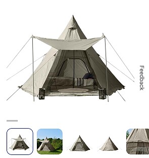 Ruime glampingtent voor 129€