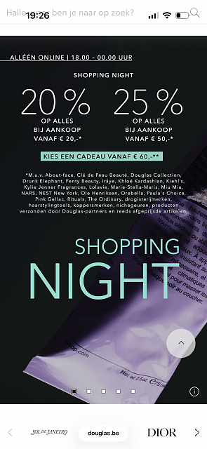 Shopping night