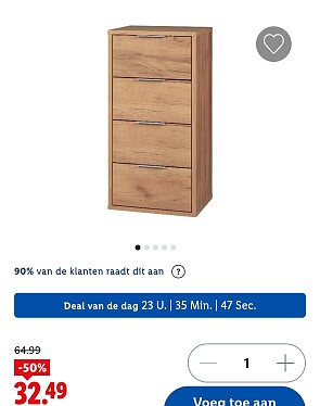 Commode, 40 x 80 x 35 cm LIVARNO home -50%