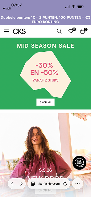 Mid Season sale bij CKS