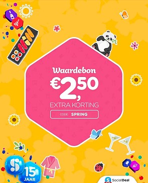 Waardebon €2,50 Social Deal