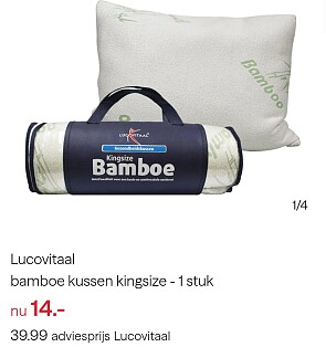 Lucovitaal hoofdkussen