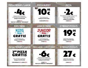 Pizza's vanaf 6,95€ bij Pizza hut 🍕🍕🍕