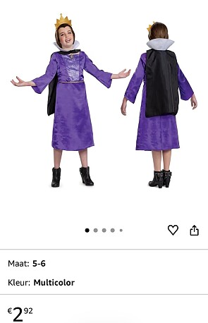 Disney princess boze koningin (Sneeuwwitje)