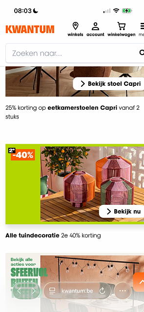 Tuinkussen en tuindecoratie 2de aan -40%