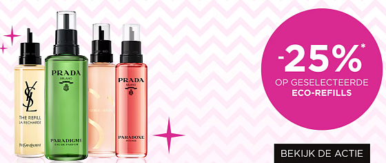 -25% op selectie Eco refills