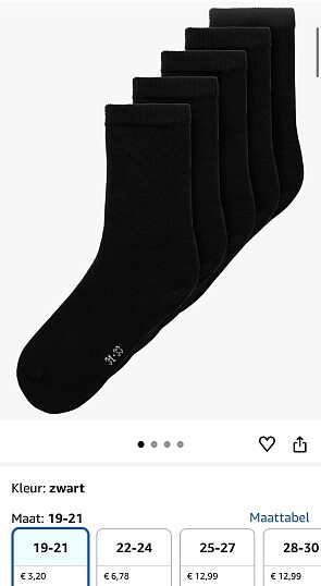 5 pak name it sokken