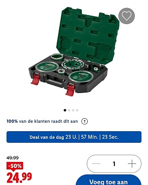 Tegelgereedschap, 9-delig -50%