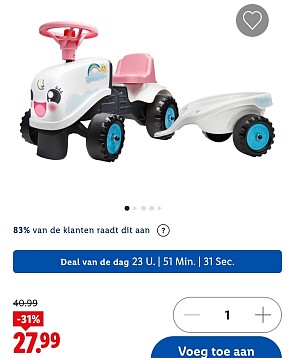 Speelgoed tractor Rainbow Farm -31%