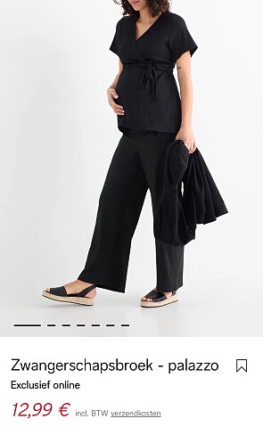 Zwangerschapsbroek palazzo