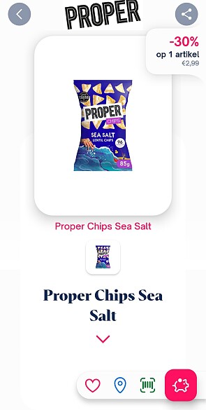 Proper chips sea salt -30%
