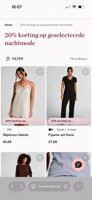 -20% op nachtmode