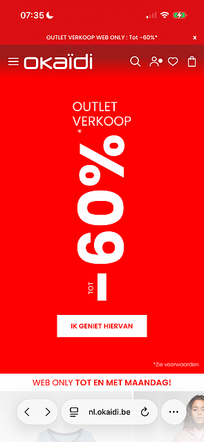 Outlet verkoop bij Kaibi