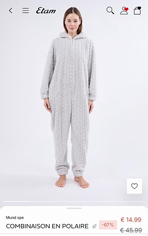 Etam onesie