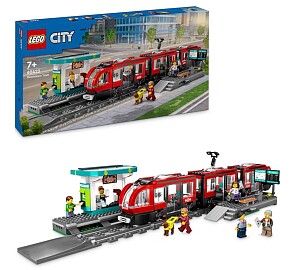 Lego stadstram en station 60423